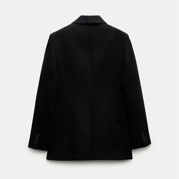 Zara fitted tuxedo jacket blazer - Picture 4 of 11